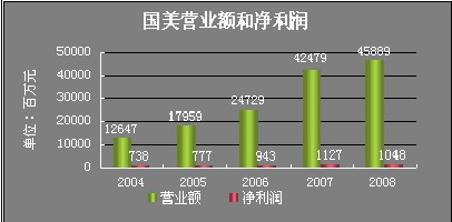 国美08年收入459亿总收入与净利润首次低于苏